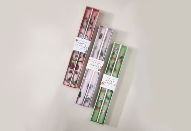 Floral candles